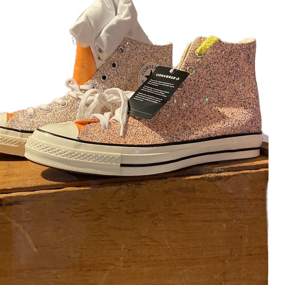 CONVERSE x JW ANDERSON GLITTER CHUCK 70 HIGH TOP SNEAKERS CHUCK TAYLOR A Size 11 - Picture 2 of 10